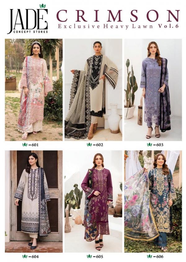 Jade Crimson Vol-6 – Latest Karachi Collection